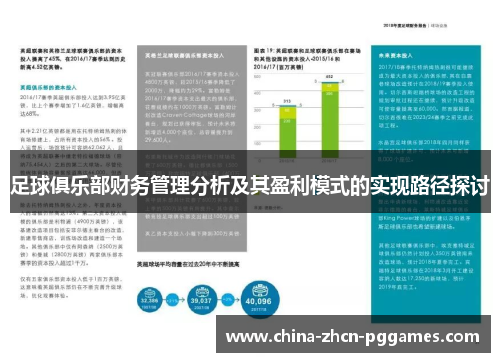 足球俱乐部财务管理分析及其盈利模式的实现路径探讨